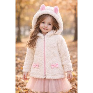 Casaco Teddy Menina - Estilo Conforto e Muita delicadeza