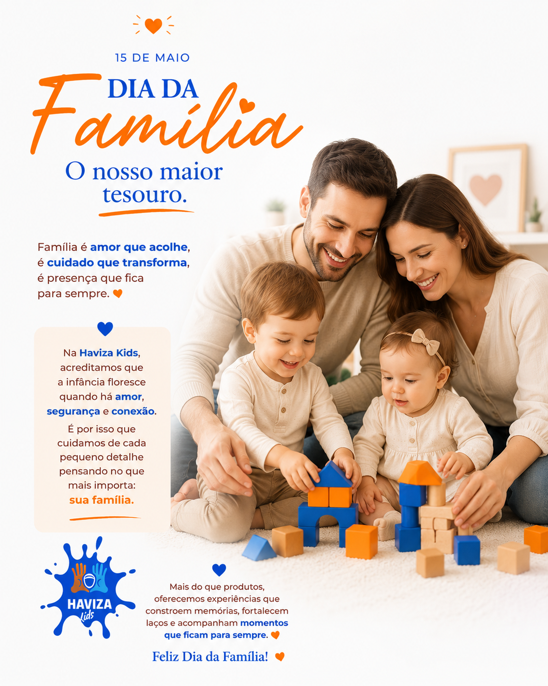 Dia da Família: onde o amor floresce e Deus habita