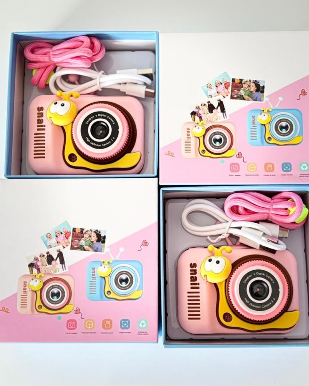 Câmera Fotográfica Digital Infantil Haviza - Pequeno Explorador Criativo