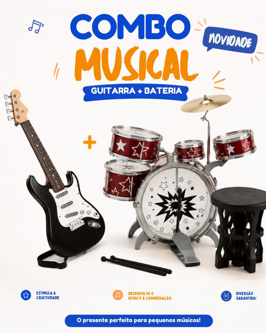 Combo Musical = Bateria +Guitarra