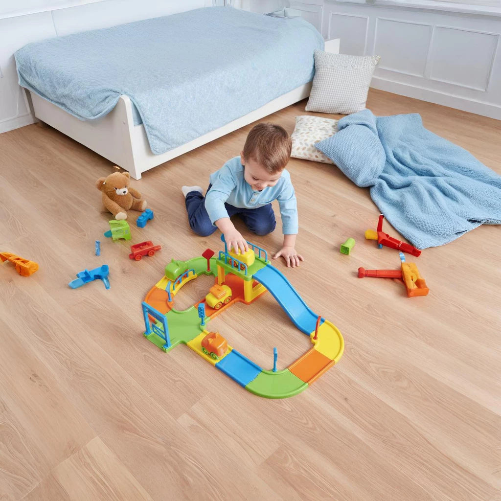 Pista de Carrinho de Montar Haviza - Circuito Criativo Modular