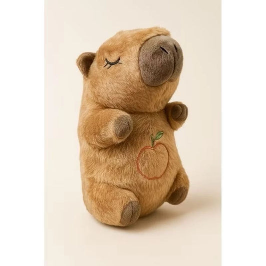 Capivara de Pelúcia que Respira Original - Anti-Ansiedade com Luz e Som Relaxante
